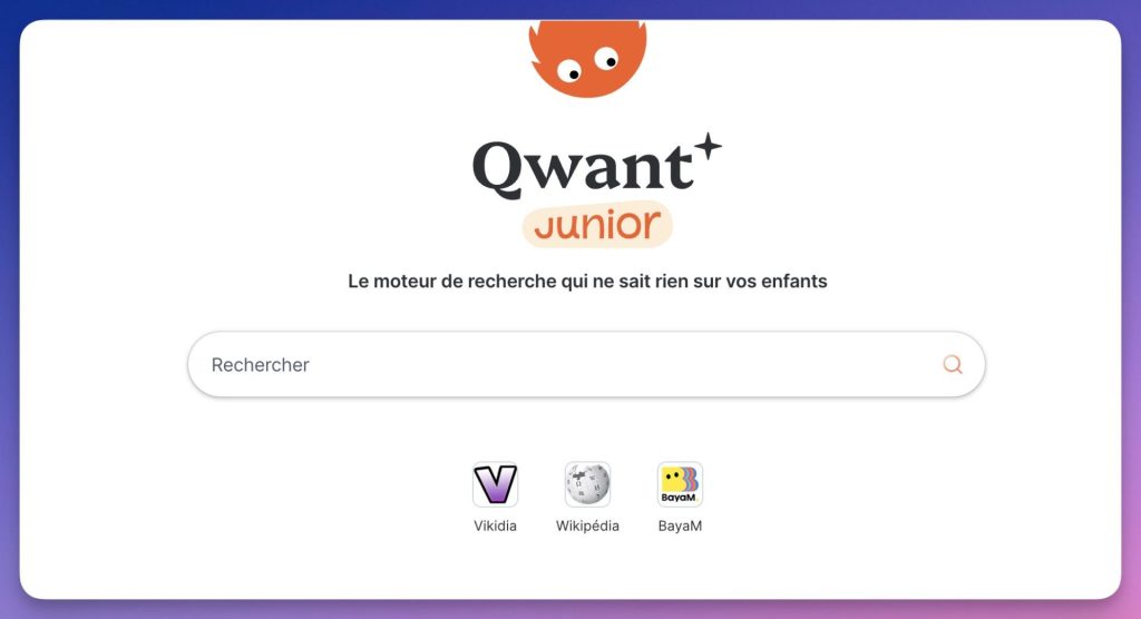 moteur de recherche enfants