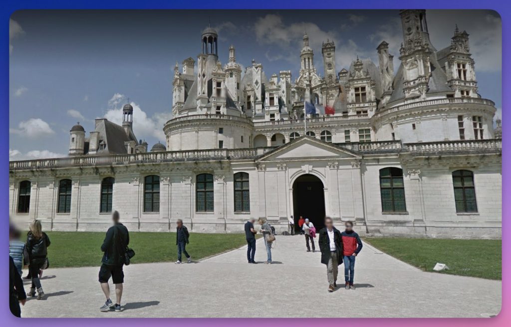 visite virtuelle de Chambord chateau de la Loire