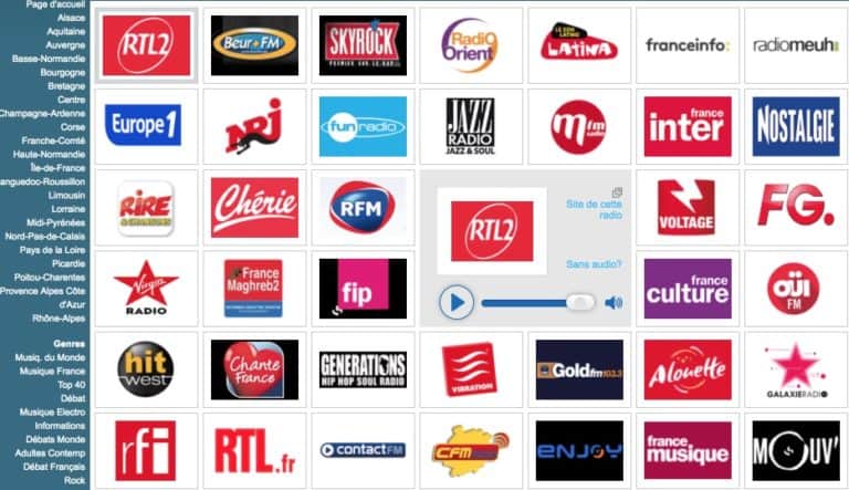 RadioWebsites. Ecouter en ligne toutes les radios du monde. – Les