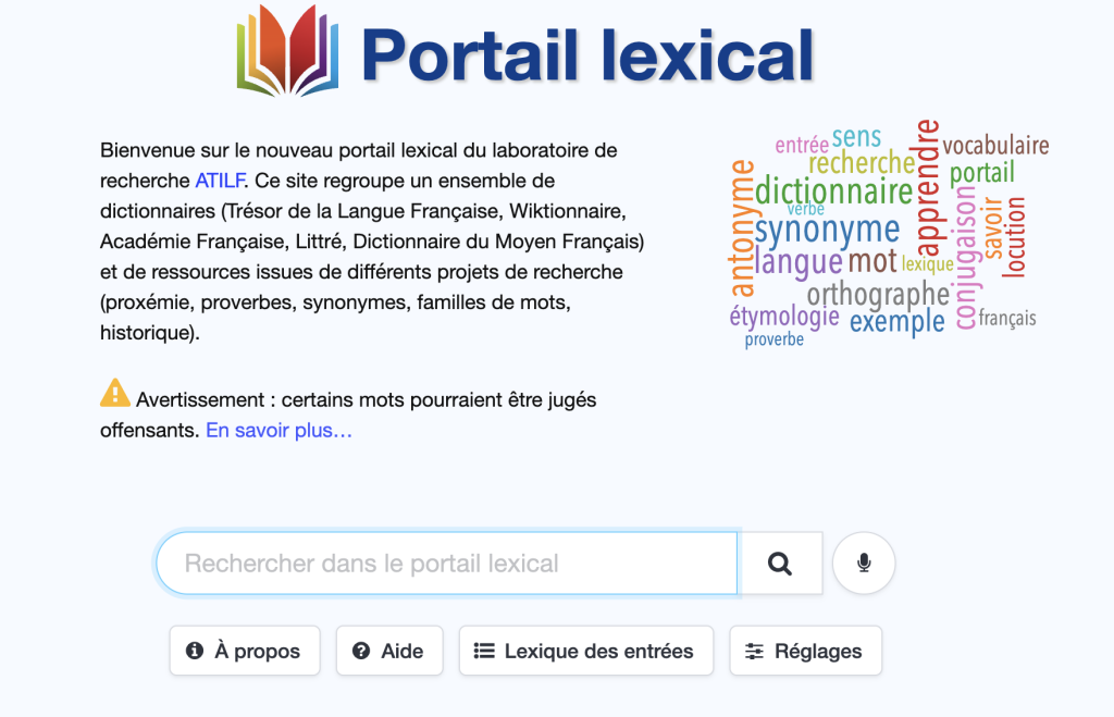 portail lexical