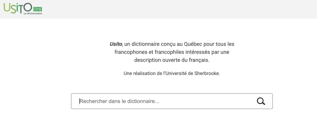 dictionnaire qu&eacute;becois Usito