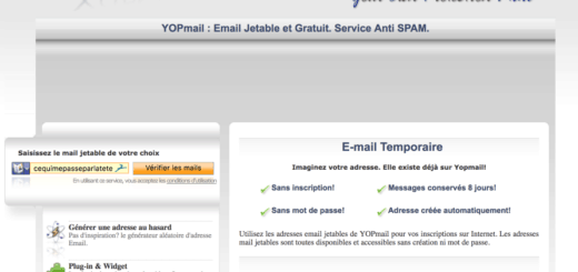 Yopmail mail jetable
