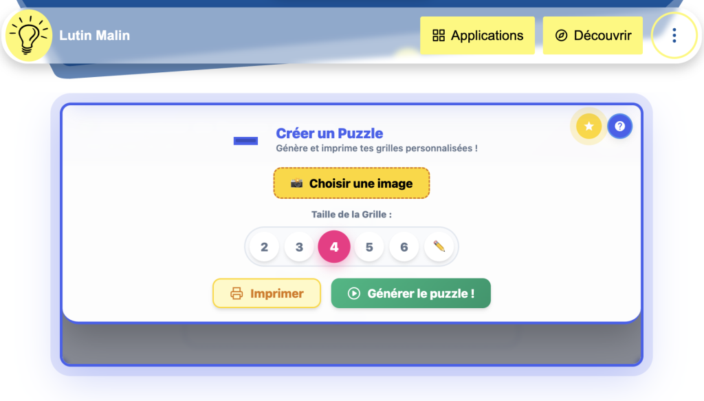 generateur de puzzles a partir de photos