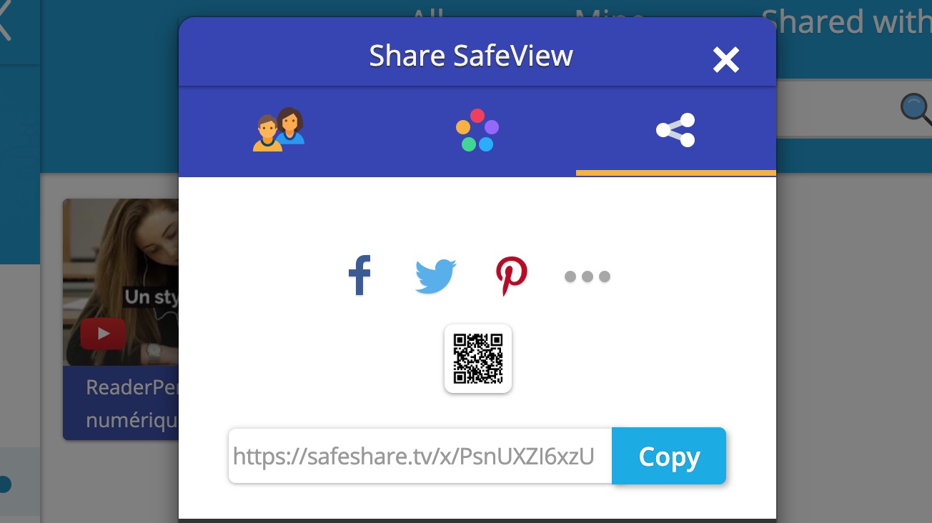 SafeShare TV. Visionner et partager des vidéos YouTube à l'école Les