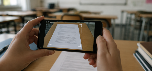 scanner un document avec son portable