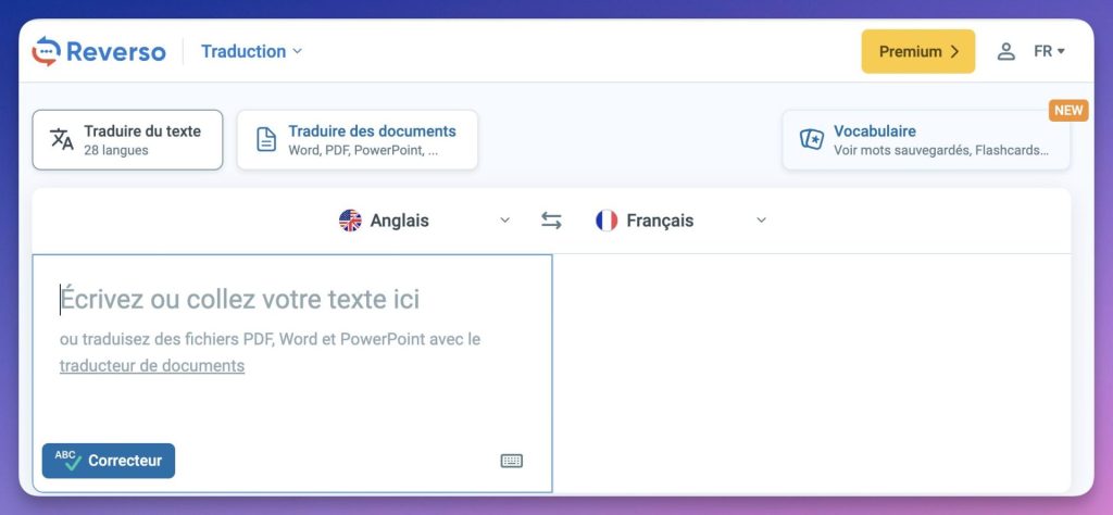 Reverso outil de traduction