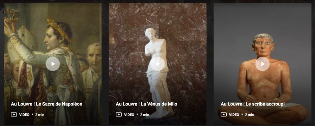 Louvre en video