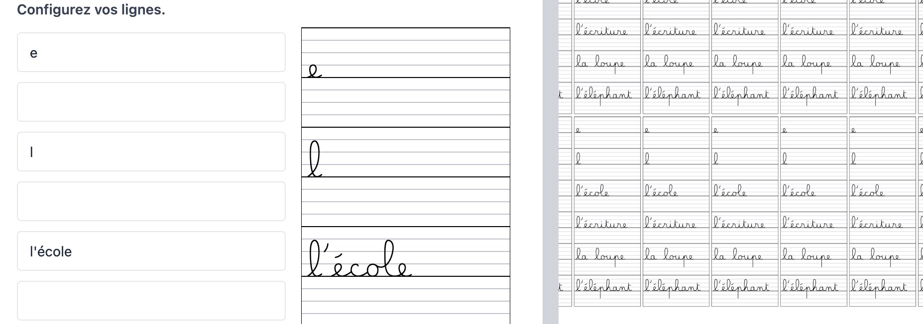 Mon petit cahier d'écriture cursive : Pour maternelles et CP