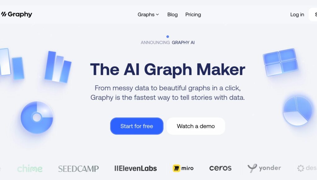 Graphy site de création de graphiques avec IA