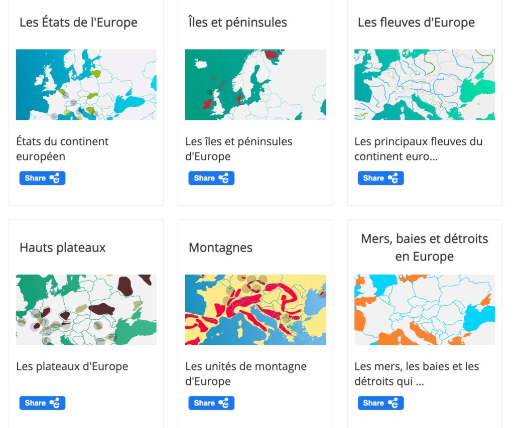 Jeux de Géographie : jeux éducatifs pour apprendre la Géographie