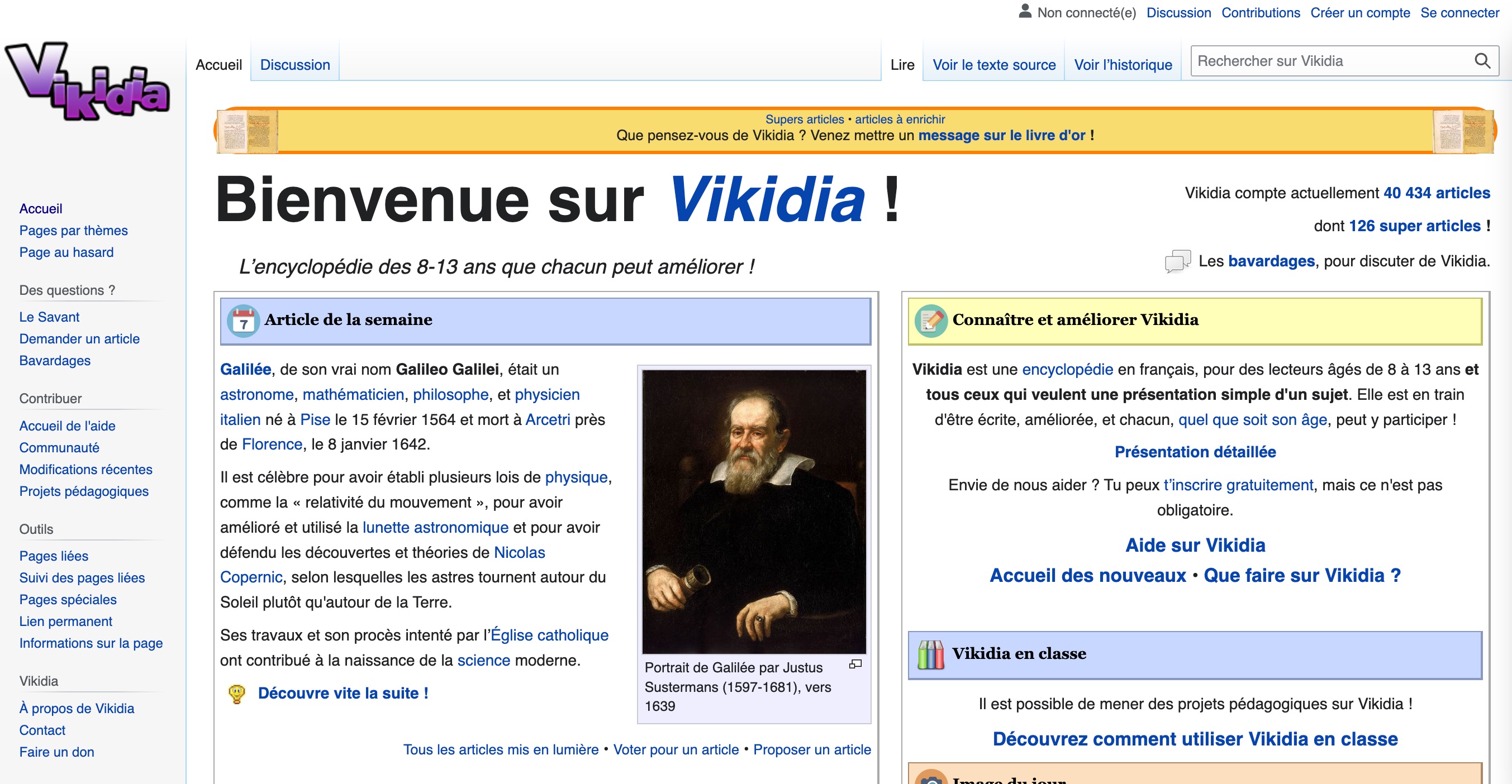 Vikidia. Encyclopédie façon Wikipedia pour les enfants