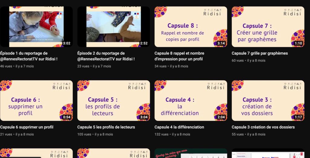 capsules video aide lecture