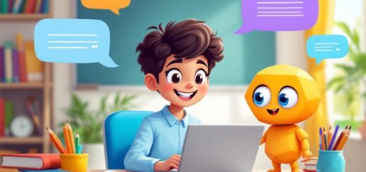 dessin d'eleve et d'un petit robot IA