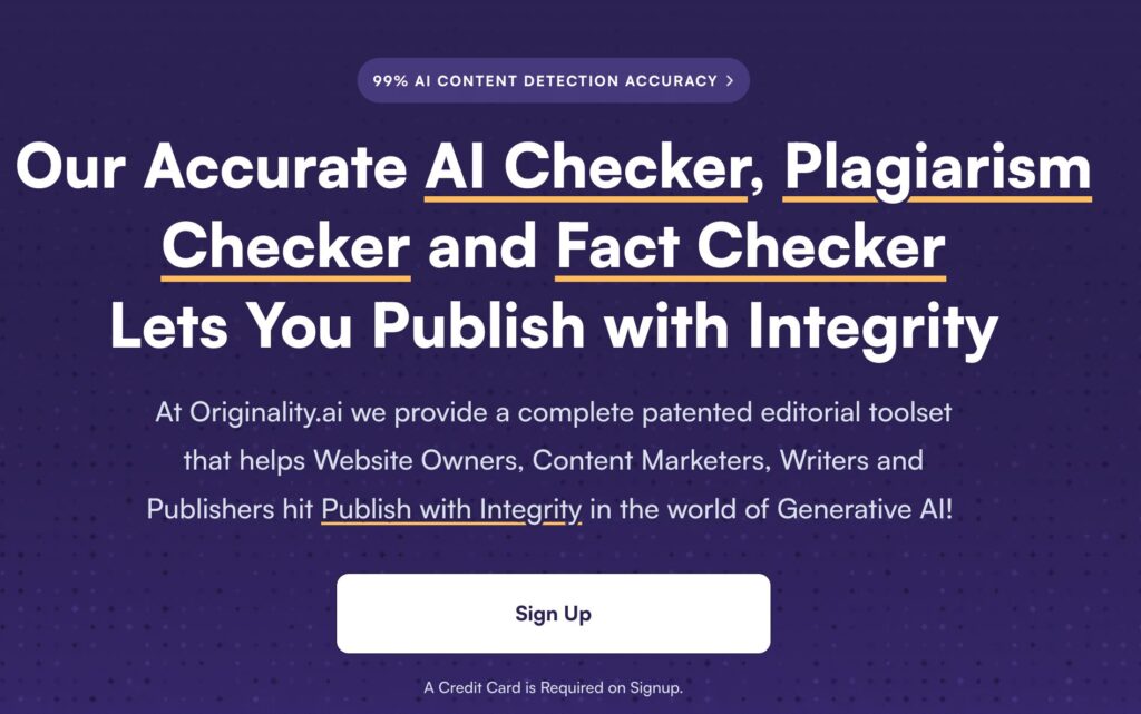service de detection d'IA Originality