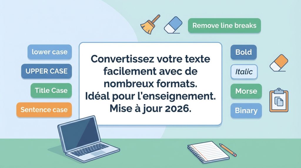 outil pour convertir du texte