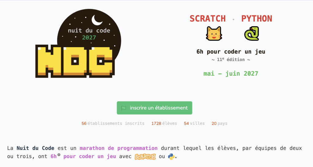 Nuit du Code 2027