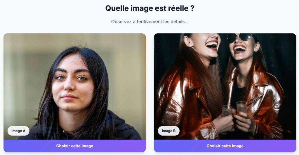 image reelle contre mage ia