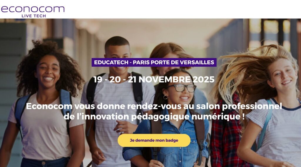 site econocom à Educatech Expo