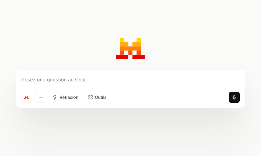 Le chat de Mistral AI