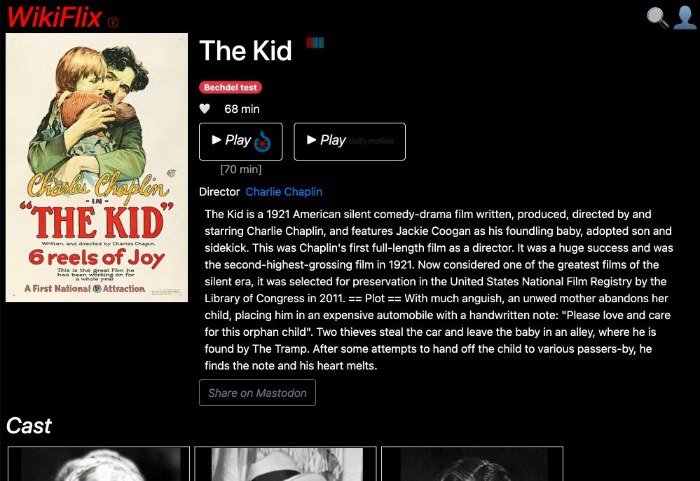 fiche d'un film sur wikiflix