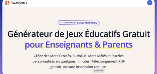 créer des puzzles et mots croisés en ligne