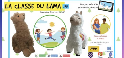 page accueil classe du lama