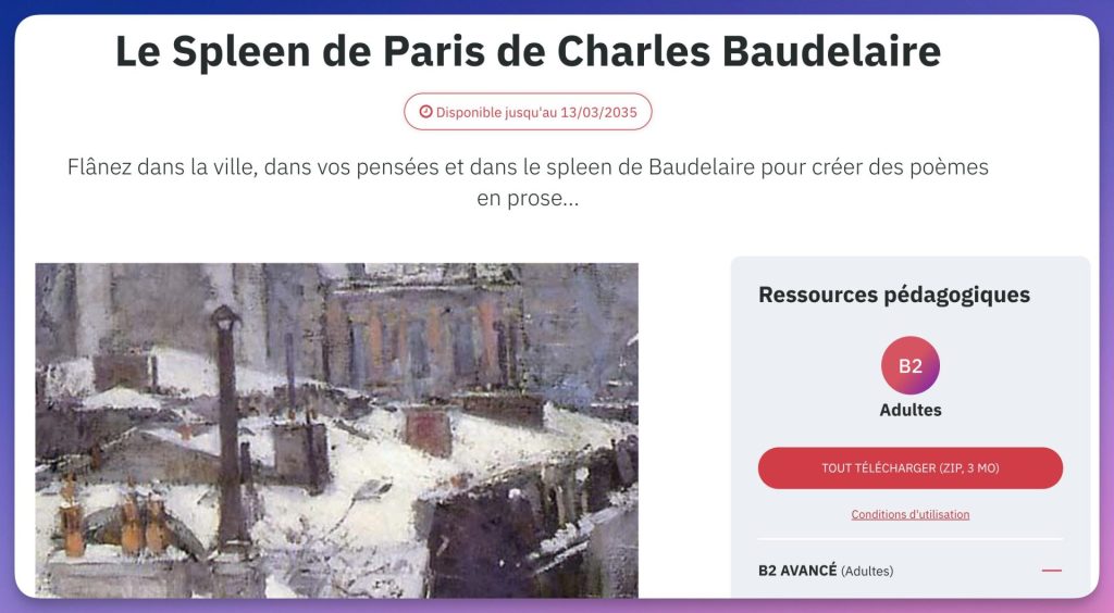 ressources pédagogiques TV5Monde bibliothèque
