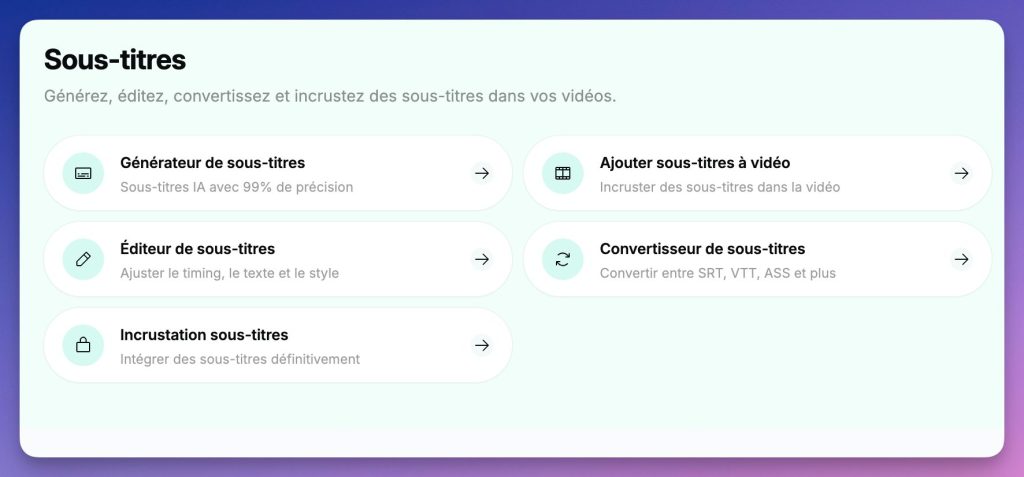 sous titrer une video ave Happyscribe