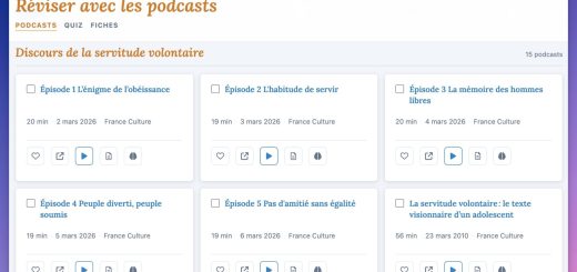 réviser avec des podcasts