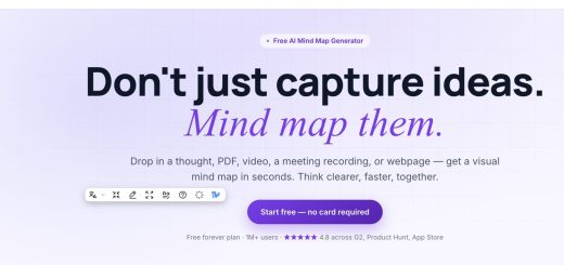 MindMap AI page d'accueil