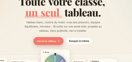 tableau de classe interactif