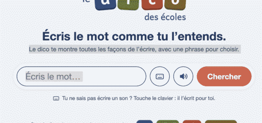 Le dico des écoles : un dictionnaire phonétique gratuit où l’élève trouve le mot, puis choisit la bonne orthographe cover