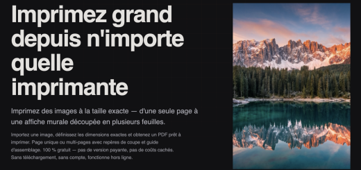 imprimer une image à la taille réelle